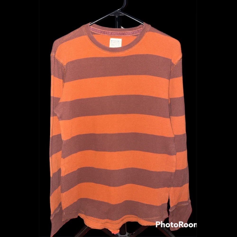 Mens Mossimo Thermal Long Sleeve Shirt Size M